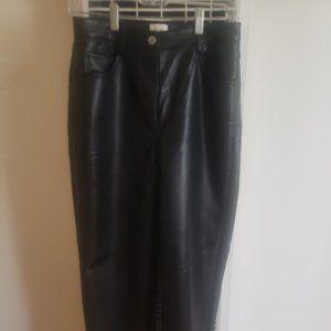 Aritizia Wilfred Vegan Leather Melina Pants